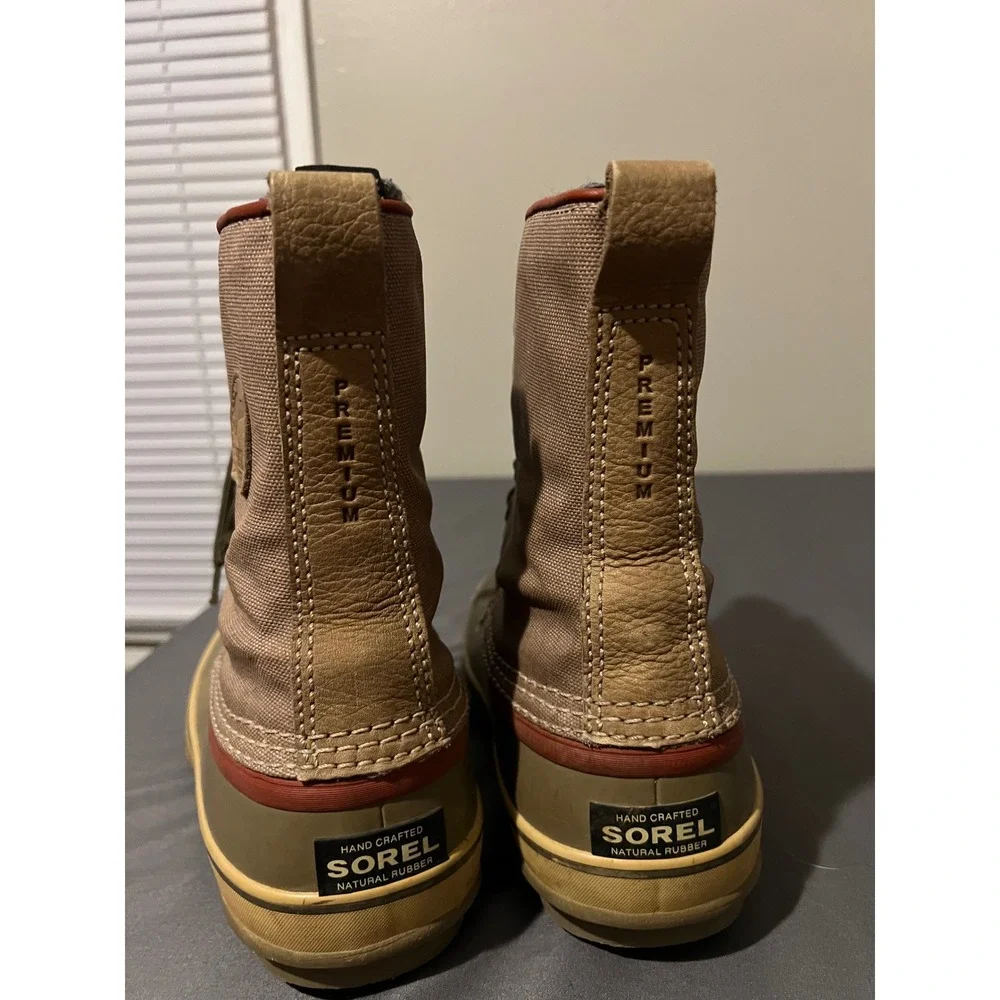 Sorel 1964 Premium T Men's Canvas Waterproof Winter Duck Boots Brown 7